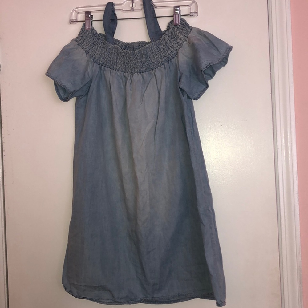 Faux Denim Dress